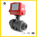 AC230V 1/2"-2" UPVC 1.6Mpa motorized ball vavle CTF-002 (20NM)electricity with manual control for industry flow control project